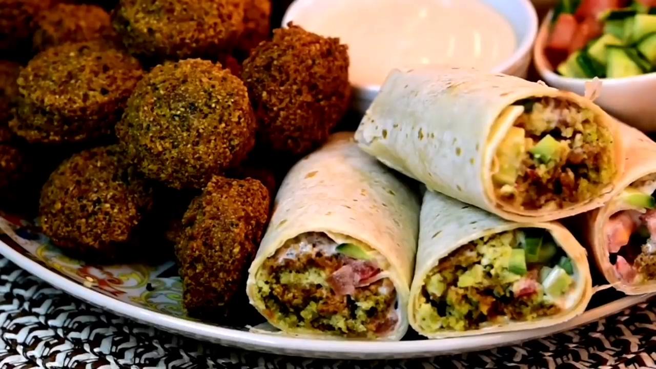 الفلافل سريعه falafel in a fast way